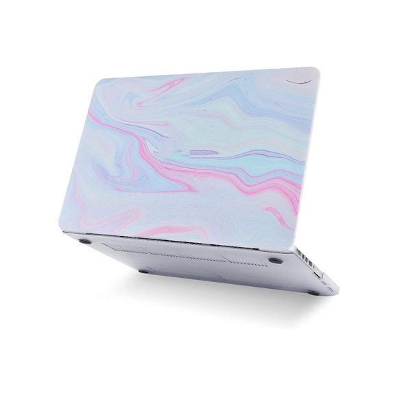 Pink Pale Purple Marble MacBook Pro 13 inch Case A1706/A1708/A1989 - Picture 6 of 6
